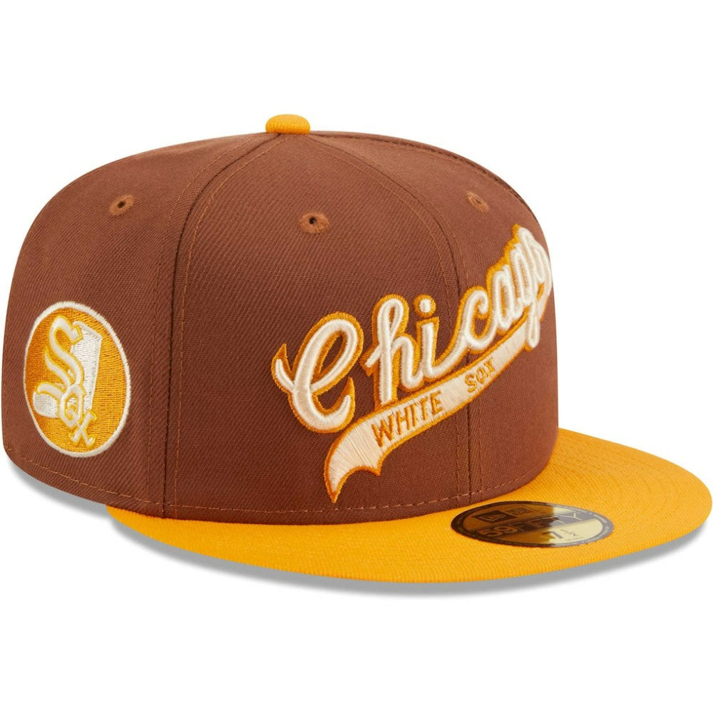 Chicago White Sox New Era Tiramisu 59FIFTY Fitted Hat - Brown Hats