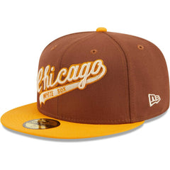 Chicago White Sox New Era Tiramisu 59FIFTY Fitted Hat - Brown Hats
