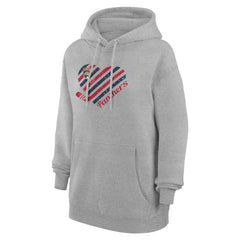 Florida Panthers G-III 4Her by Carl Banks Women's Heart Pullover Hoodie - Heather Gray | US 200446504