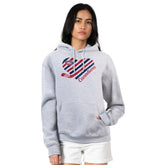 Montreal Canadiens G-III 4Her by Carl Banks Women's Heart Pullover Hoodie - Heather Gray | US 200446507