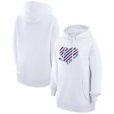 Colorado Avalanche G-III 4Her by Carl Banks Women's Heart Pullover Hoodie - White | US 200446531