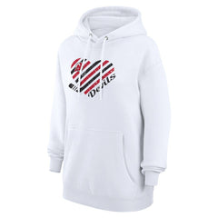 New Jersey Devils G-III 4Her by Carl Banks Women's Heart Pullover Hoodie - White | US 200446541