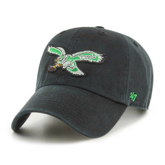 Philadelphia Eagles '47 Clean Up Adjustable Hat - Black Hats