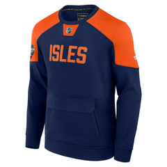 New York Islanders Fanatics 2024 NHL Stadium Series Authentic Pro Fleece Logo Pullover Sweatshirt - Navy | US 200460332