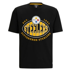 Pittsburgh Steelers BOSS X NFL Trap T-Shirt - Black T-shirts