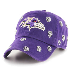 Baltimore Ravens '47 Confetti Clean Up Adjustable Hat - Purple Hats