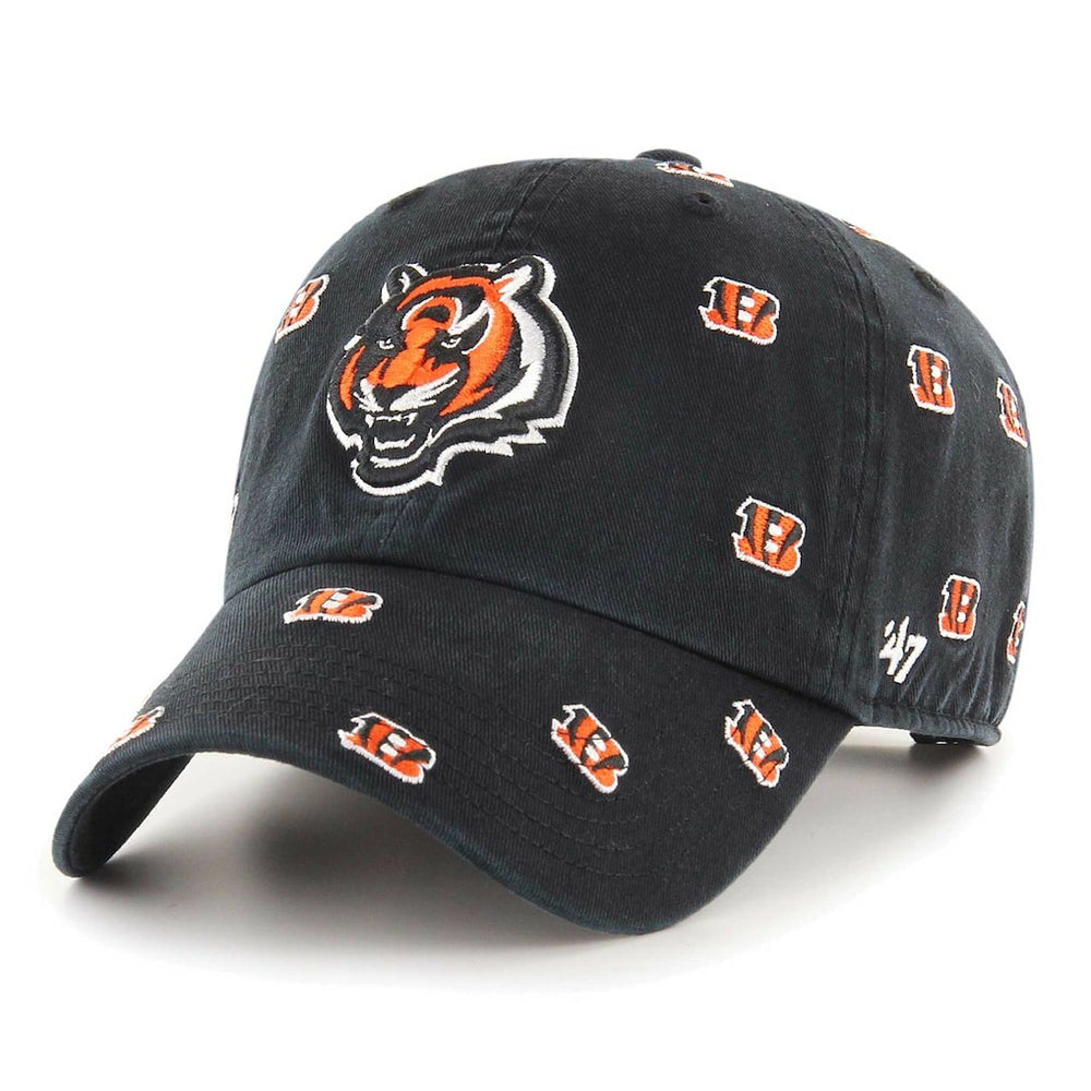 Cincinnati Bengals '47 Confetti Clean Up Adjustable Hat - Black Hats