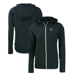 Chicago Cubs Cutter & Buck Women's Daybreak Eco Recycled Full-Zip Hoodie - Navy Hoodies