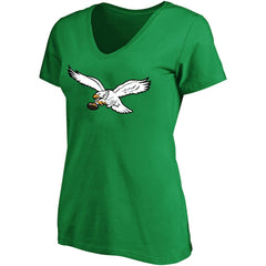 Jalen Hurts Philadelphia Eagles Women's Plus Size Fair Catch Name & Number Scoop Neck T-Shirt - Kelly Green T-shirts