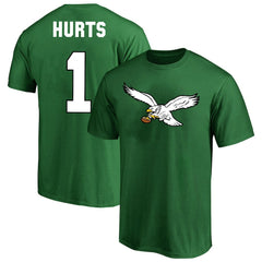 Jalen Hurts Philadelphia Eagles Big & Tall Player Name & Number T-Shirt - Kelly Green T-shirts