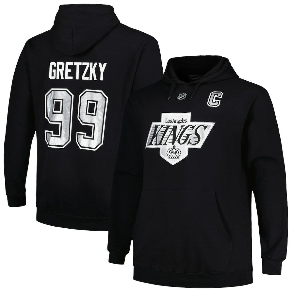 Wayne Gretzky Los Angeles Kings Mitchell & Ness Name & Number Pullover Hoodie - Black | US 200464405