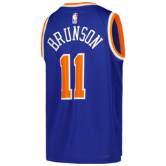 Jalen Brunson New York Knicks Youth Swingman Jersey Icon Edition Blue - Nike