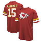 Patrick Mahomes Kansas City Chiefs Majestic Threads Name & Number Oversize Fit T-Shirt - Red T-shirts