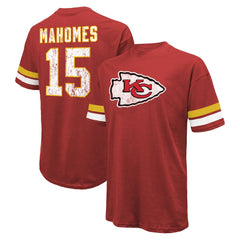 Patrick Mahomes Kansas City Chiefs Majestic Threads Name & Number Oversize Fit T-Shirt - Red T-shirts