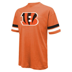 Joe Burrow Cincinnati Bengals Majestic Threads Name & Number Oversize Fit T-Shirt - Orange T-shirts