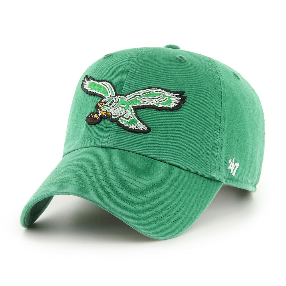 Philadelphia Eagles '47 Clean Up Adjustable Hat - Kelly Green Hats