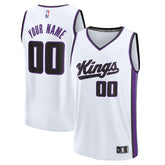 Sacramento Kings Fast Break Custom Jersey Association Edition White - Fanatics