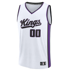Sacramento Kings Fast Break Custom Jersey Association Edition White - Fanatics