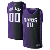 Sacramento Kings Fast Break Custom Jersey Statement Edition Purple - Fanatics