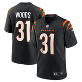 Ickey Woods Cincinnati Bengals Retired Player Game Jersey - Black Jerseys