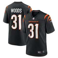 Ickey Woods Cincinnati Bengals Retired Player Game Jersey - Black Jerseys