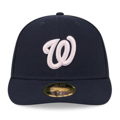 New Era Washington Nationals Navy 2024 Mother's Day Low Profile 59FIFTY Fitted Hat Hats