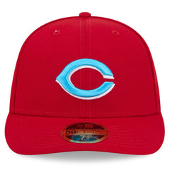 Cincinnati Reds New Era 2024 Father's Day Low Profile 59FIFTY Fitted Hat - Red Hats