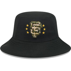 San Francisco Giants New Era 2024 Armed Forces Day Bucket Hat - Black Hats
