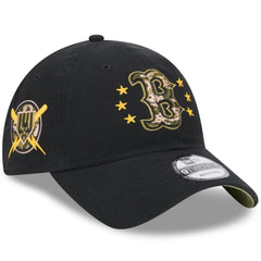 Boston Red Sox New Era 2024 Armed Forces Day 9TWENTY Adjustable Hat - Black Hats