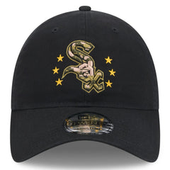 Chicago White Sox New Era 2024 Armed Forces Day 9TWENTY Adjustable Hat - Black Hats