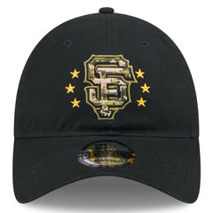 San Francisco Giants New Era 2024 Armed Forces Day 9TWENTY Adjustable Hat - Black Hats