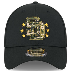 San Diego Padres New Era 2024 Armed Forces Day 39THIRTY Flex Hat - Black Hats