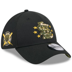 St. Louis Cardinals New Era 2024 Armed Forces Day 39THIRTY Flex Hat - Black Hats