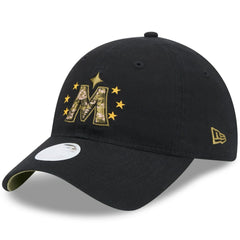 Minnesota Twins New Era Women's 2024 Armed Forces Day 9TWENTY Adjustable Hat - Black Hats