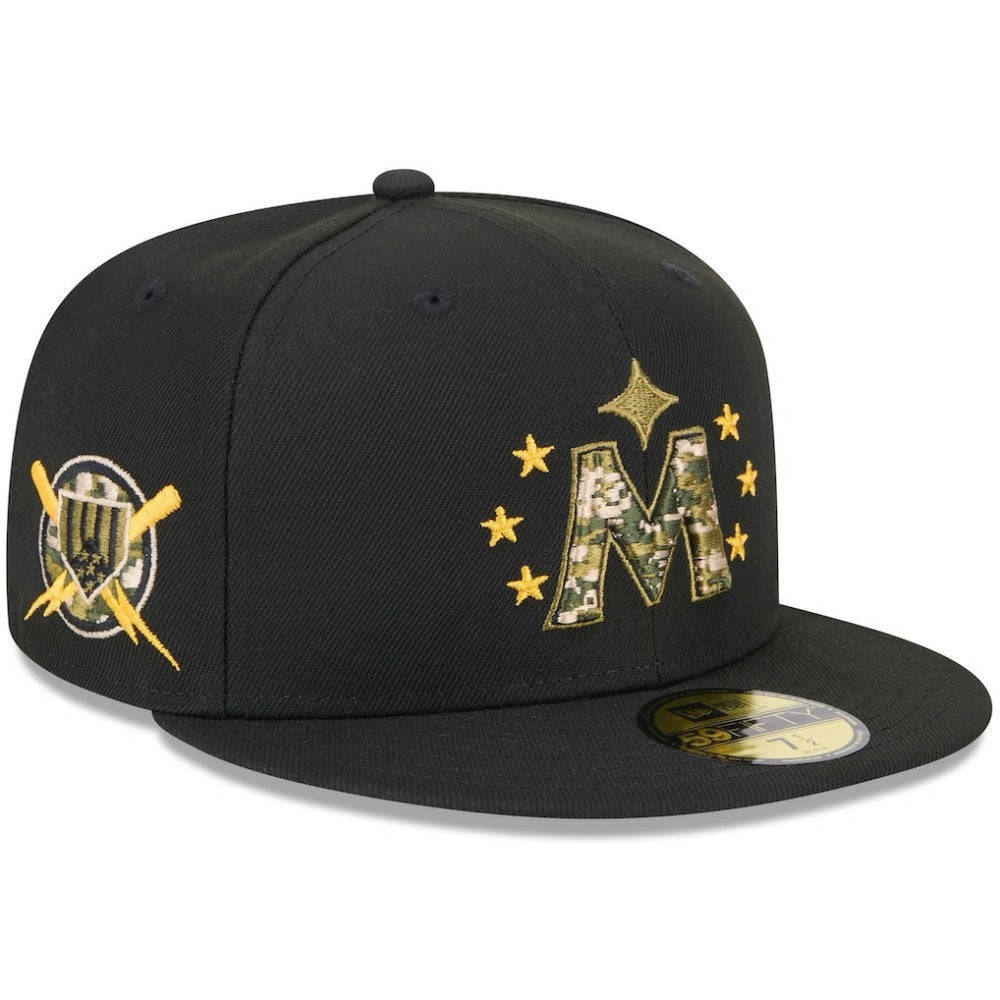 Minnesota Twins New Era 2024 Armed Forces Day On-Field 59FIFTY Fitted Hat - Black Hats