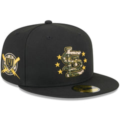 St. Louis Cardinals New Era 2024 Armed Forces Day On-Field 59FIFTY Fitted Hat - Black Hats