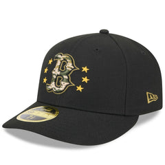 Boston Red Sox New Era 2024 Armed Forces Day Low Profile 59FIFTY Fitted Hat - Black Hats