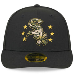 Chicago White Sox New Era 2024 Armed Forces Day Low Profile 59FIFTY Fitted Hat - Black Hats