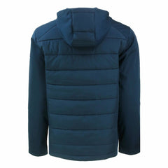 Washington Nationals Cutter & Buck Big & Tall Evoke Hybrid Eco Softshell Recycled Full-Zip Hoodie - Navy Hoodies