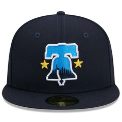 Philadelphia Phillies New Era 2024 City Connect 59FIFTY Fitted Hat - Navy Hats