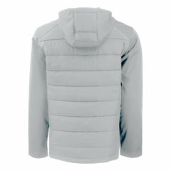 Los Angeles Dodgers Cutter & Buck Evoke Hybrid Eco Softshell Recycled Full-Zip Hoodie - Gray Hoodies