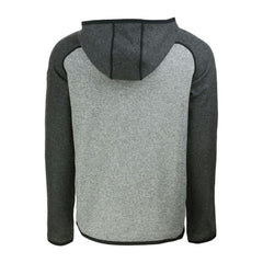 Cincinnati Reds Cutter & Buck Mainsail Full-Zip Hooded Jacket - Heather Charcoal/Heather Gray Jackets