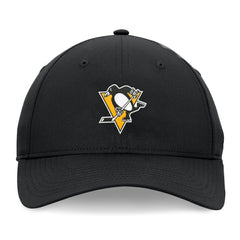 Pittsburgh Penguins Fanatics Front Office Ripstop Adjustable Hat - Black | US 200496221