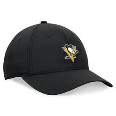 Pittsburgh Penguins Fanatics Front Office Ripstop Adjustable Hat - Black | US 200496221