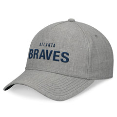 Atlanta Braves Fanatics Elements A-Frame Structured Adjustable Hat - Heather Gray Hats