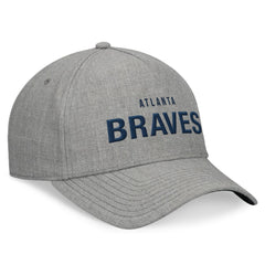 Atlanta Braves Fanatics Elements A-Frame Structured Adjustable Hat - Heather Gray Hats