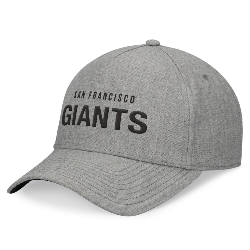 San Francisco Giants Fanatics Elements A-Frame Structured Adjustable Hat - Heather Gray Hats