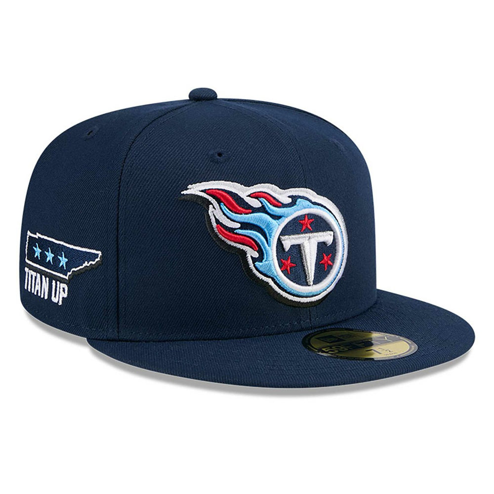 Tennessee Titans New Era 2024 NFL Draft 59FIFTY Fitted Hat - Navy Hats