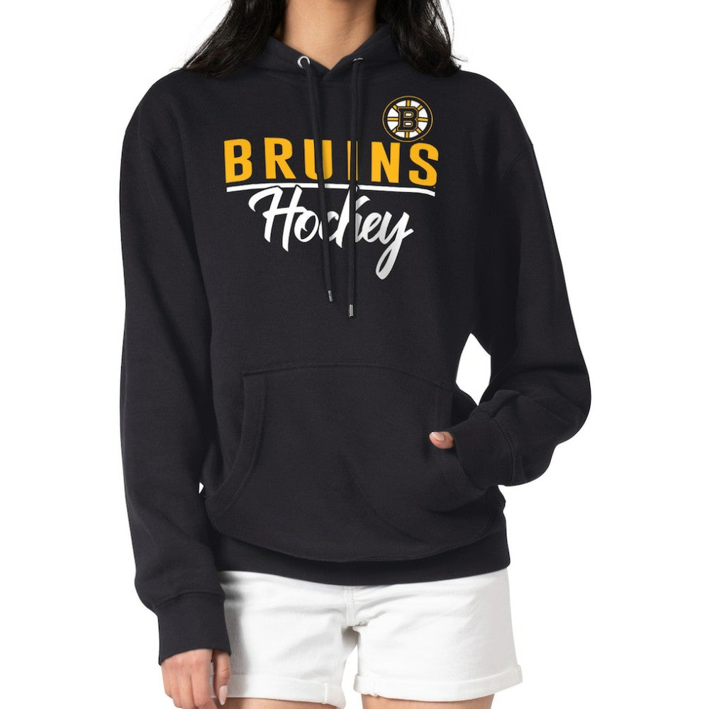 Boston Bruins G-III 4Her by Carl Banks Women's Team Sport Tri-Blend Fleece Hoodie - Black | US 200497115