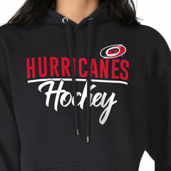 Carolina Hurricanes G-III 4Her by Carl Banks Women's Team Sport Tri-Blend Fleece Hoodie - Black | US 200497116